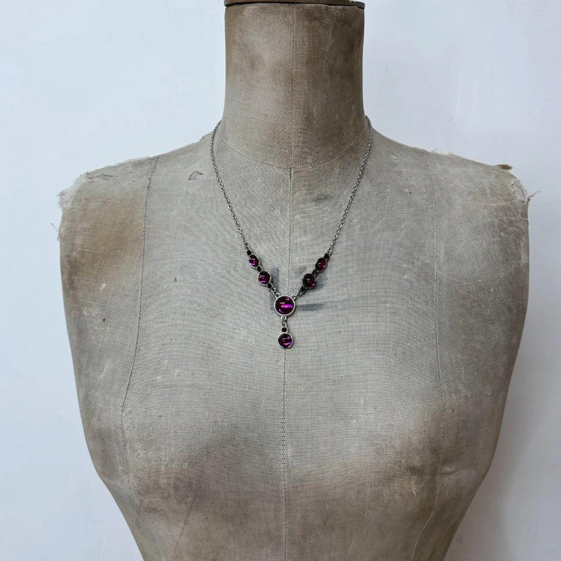 flower fairy gem necklace