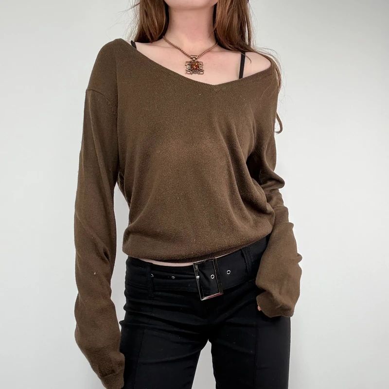 brown Isabel Marant slouchy knit jumper