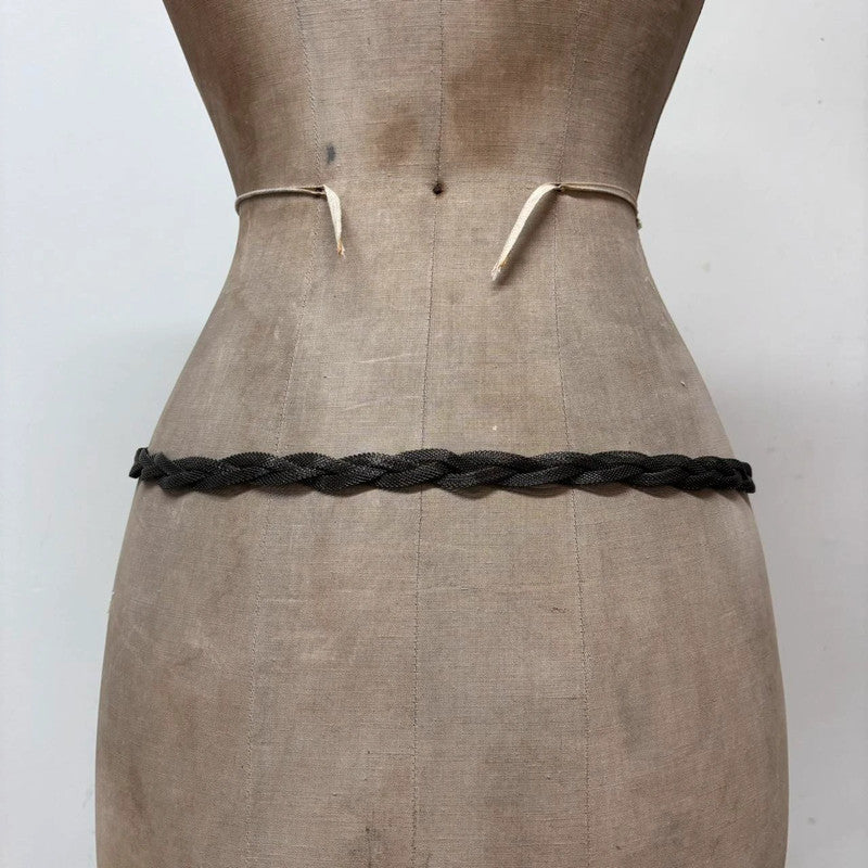 Metal braided link waistchain