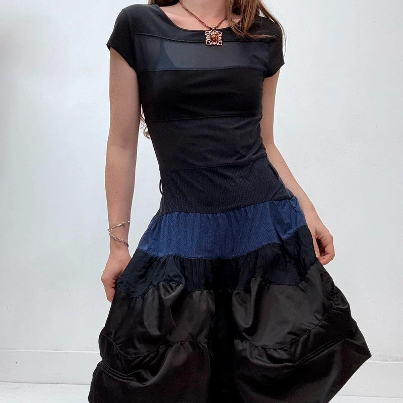 marithe francois girbaud puff draped dress