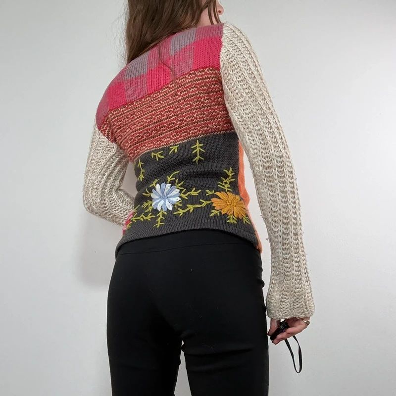 knitted embroidered Custo Barcelona jumper