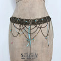 draped chain boho fairy belt