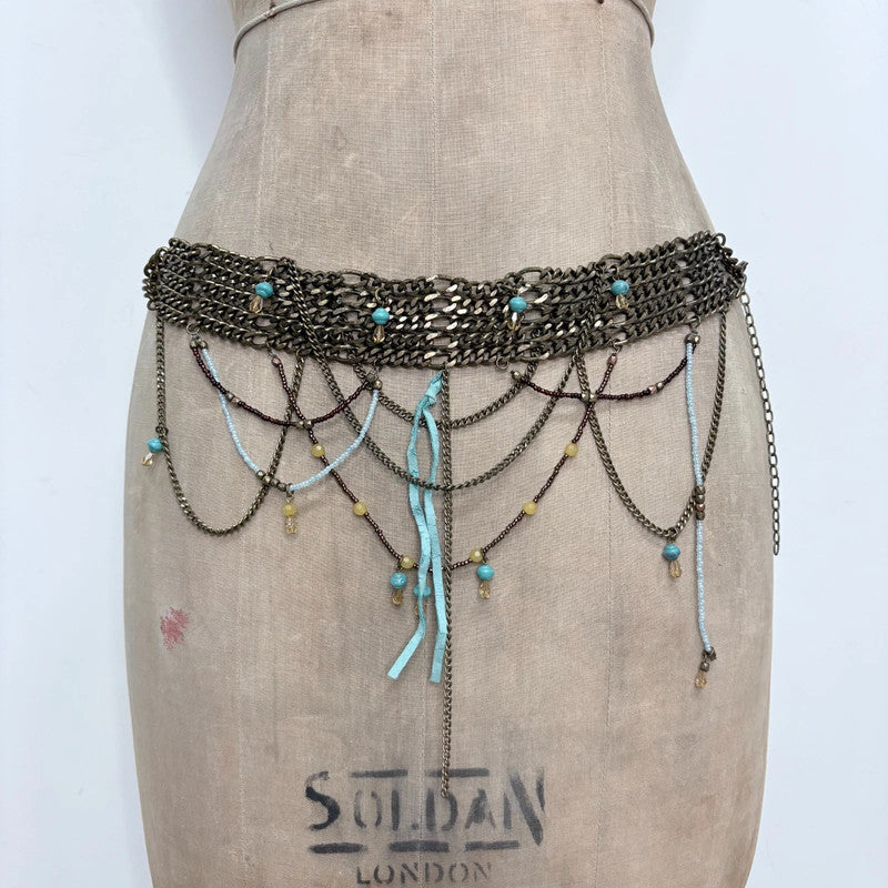 draped chain boho fairy belt