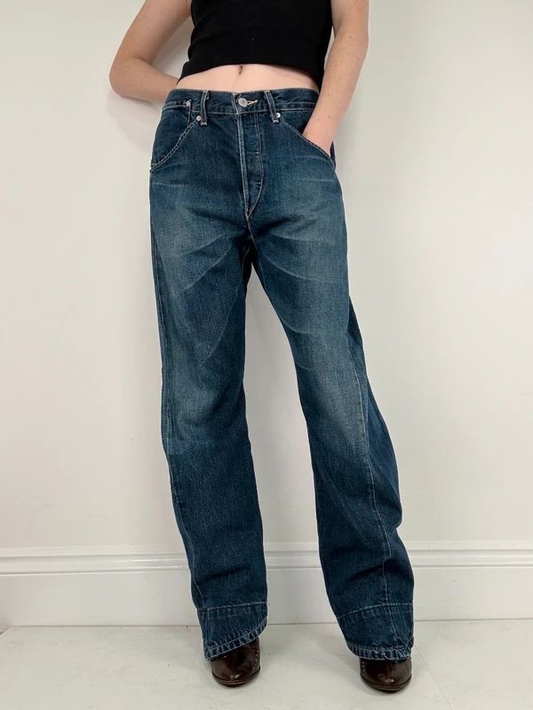 Levis engineered twisted jeans