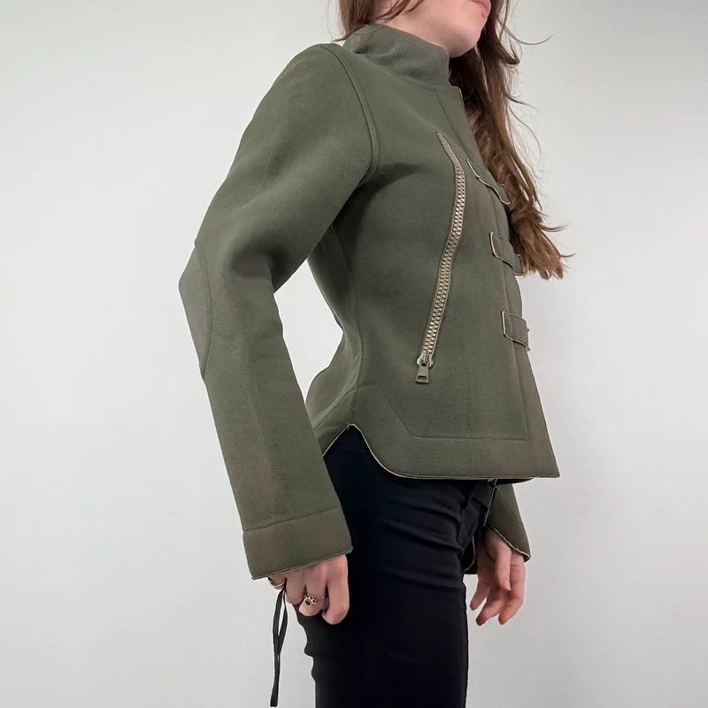 Khaki Cop Copine military jacket
