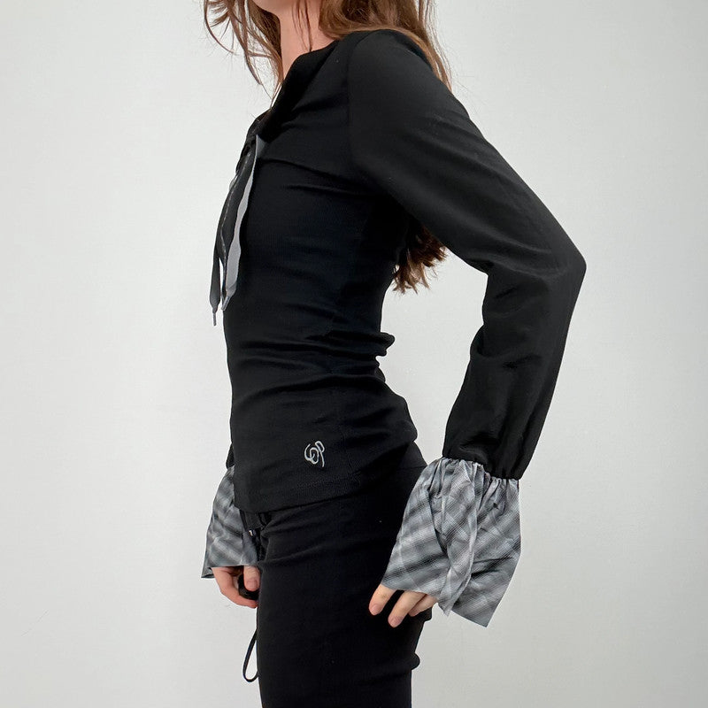 Cop Copine black structured top