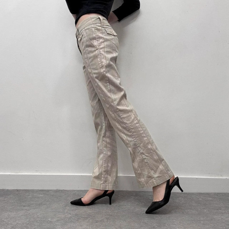 pinstripe cargo suit pants
