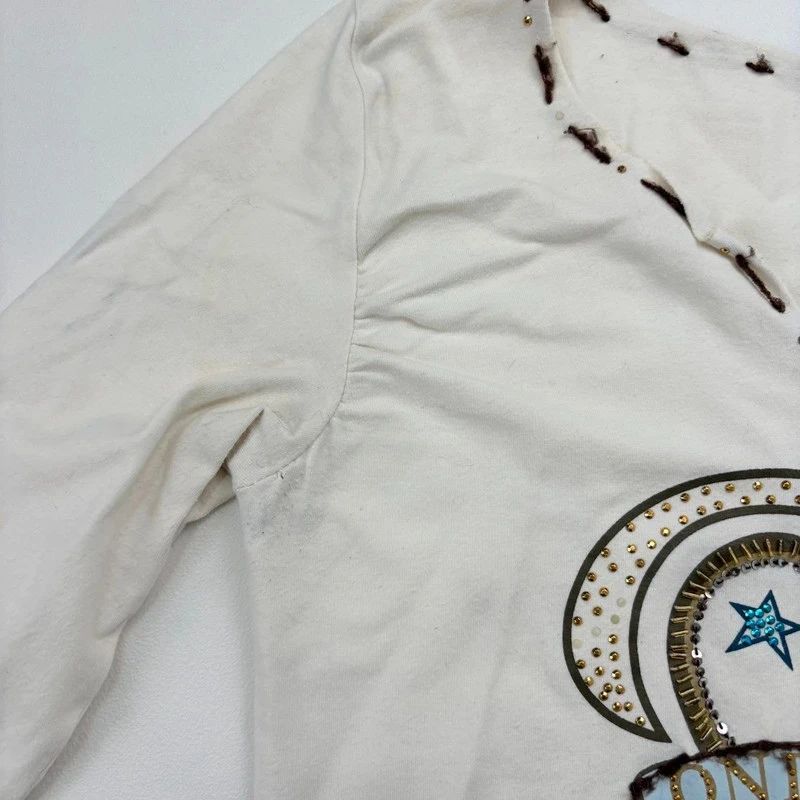 Slouchy long sleeve Graphic Baby Tee