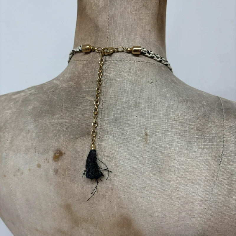 layered pearl beaded necklace