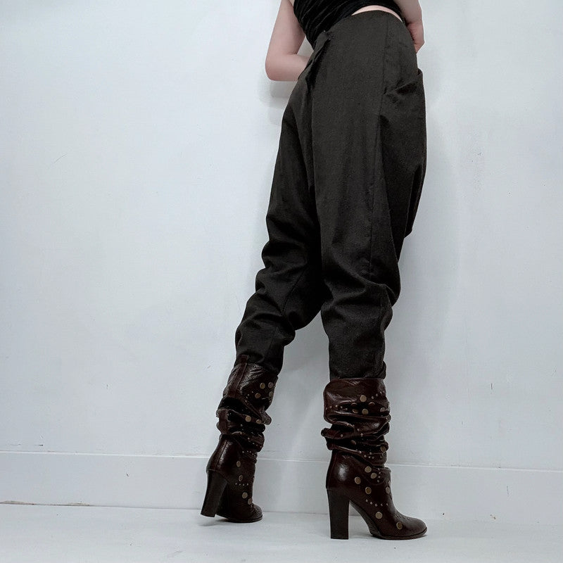 Draped gathered Rutzou trousers
