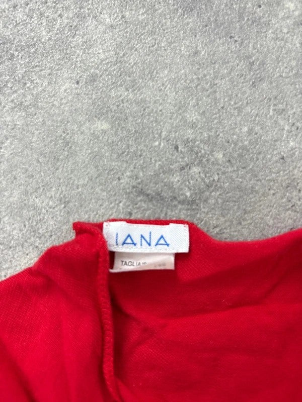red jersey cropped ballerina wrap cardigan