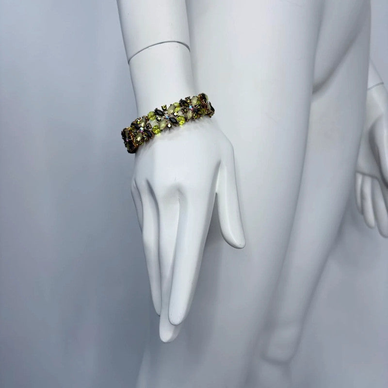 Chunky beaded boho bangle Bracelet