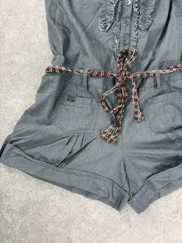 Cop copine slouchy drop waist shorts romper