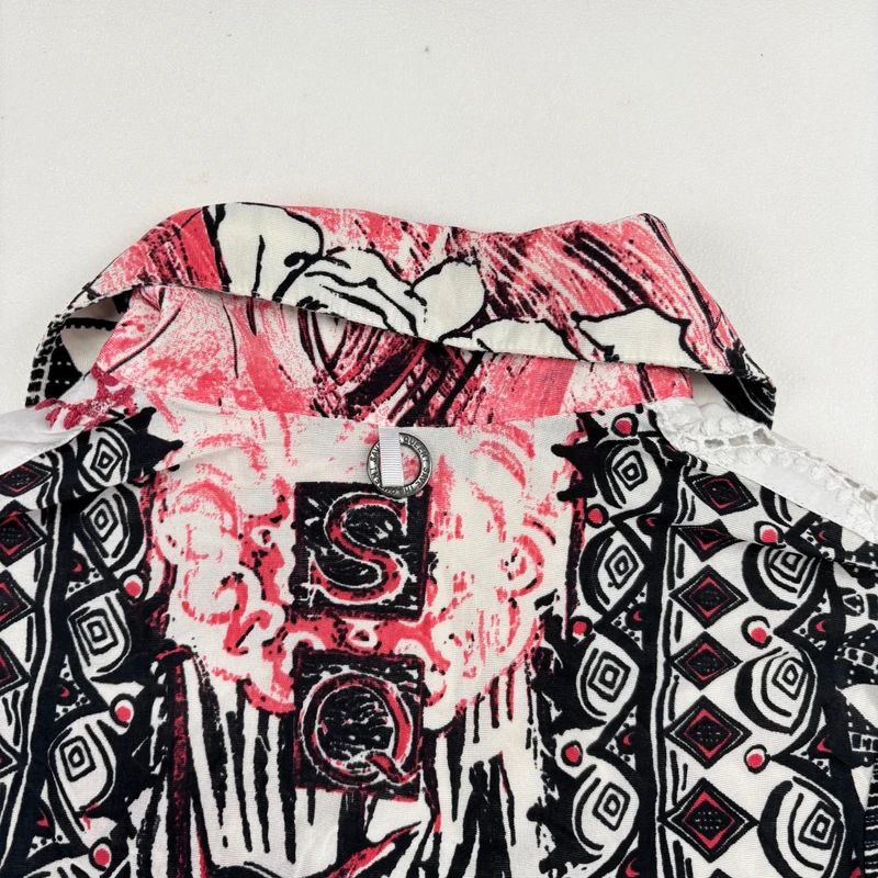 Save the Queen Embroidered Graphic printed Shirt