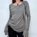 grey studded slouchy Miss sixty t-shirt