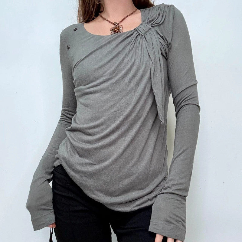 grey studded slouchy Miss sixty t-shirt