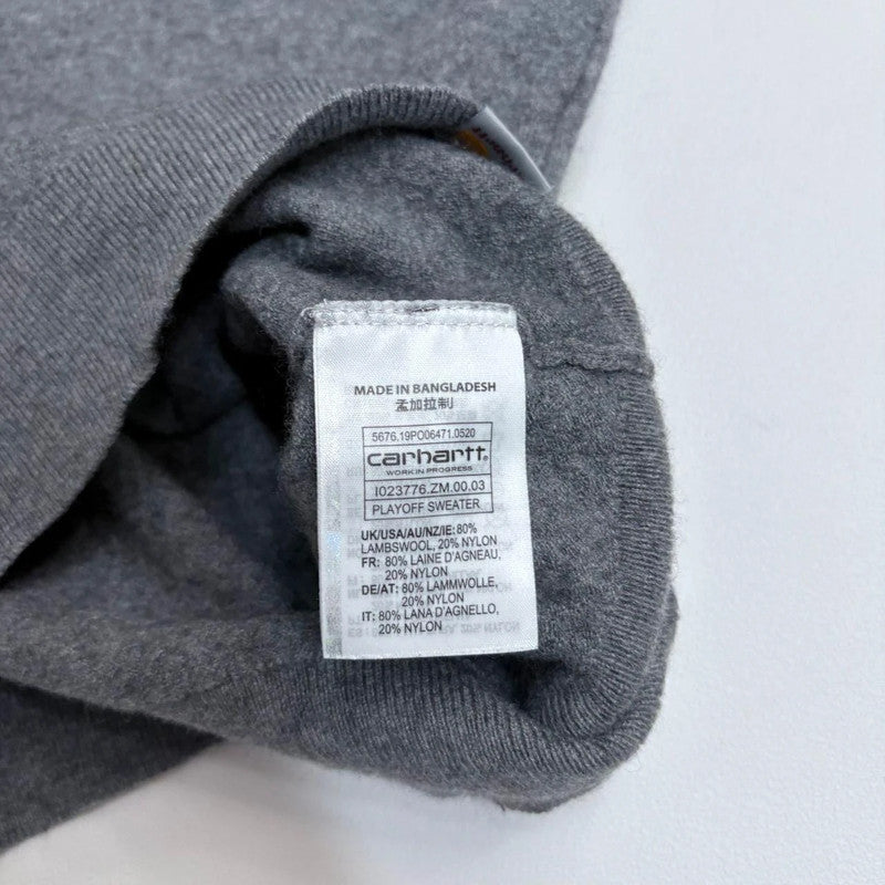 grey wool carhartt jumper