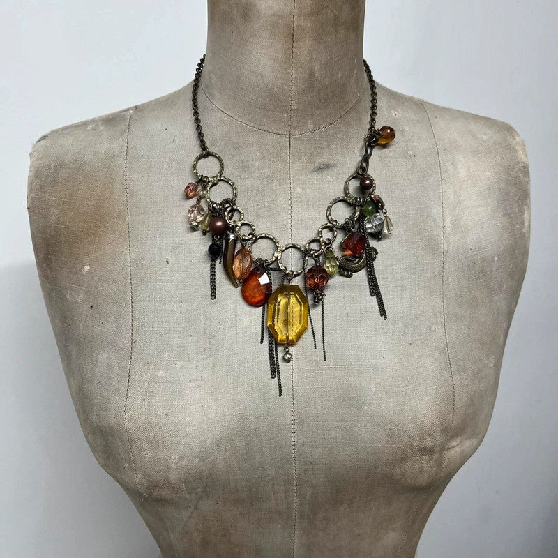 Charm bead hippie pendant
