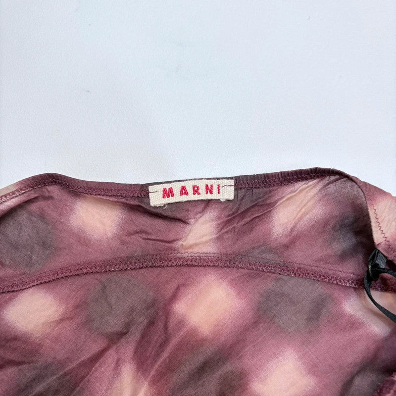 Tartan print Marni vest top