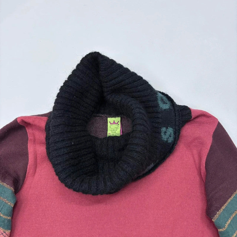 Save the Queen flared striped jumper