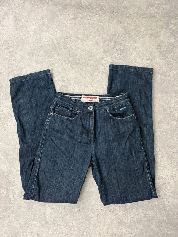 Dark denim saint James French straight leg jeans