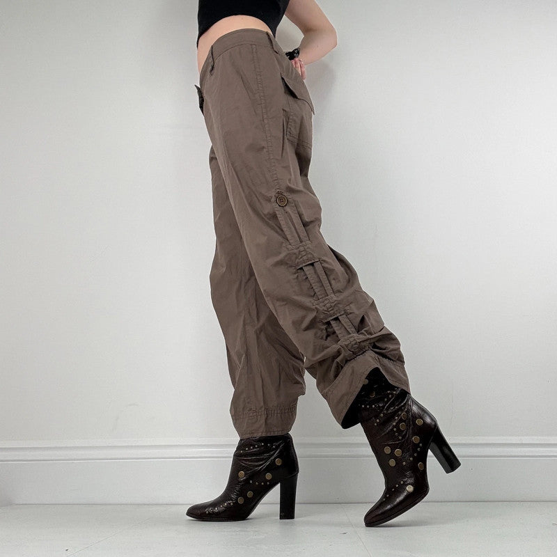 Cop Copine brown wide leg trousers