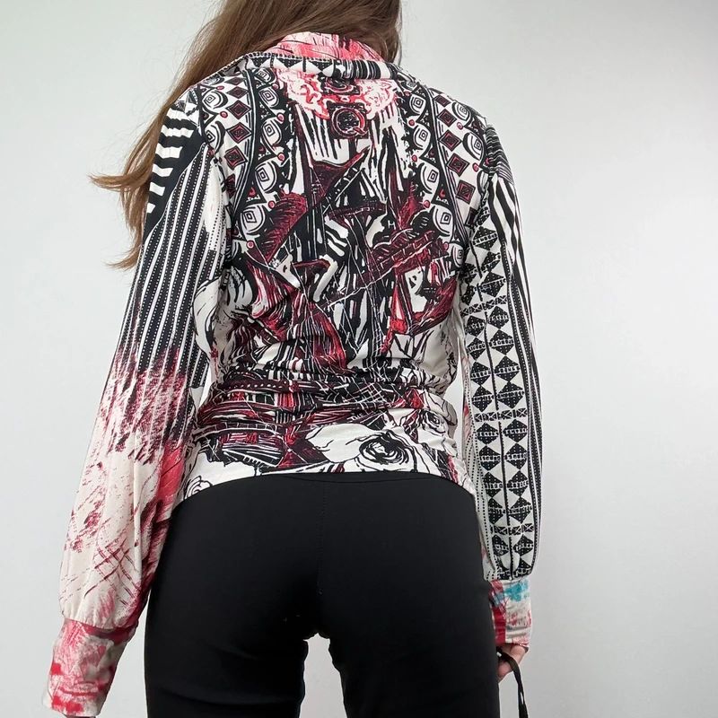 Save the Queen Embroidered Graphic printed Shirt