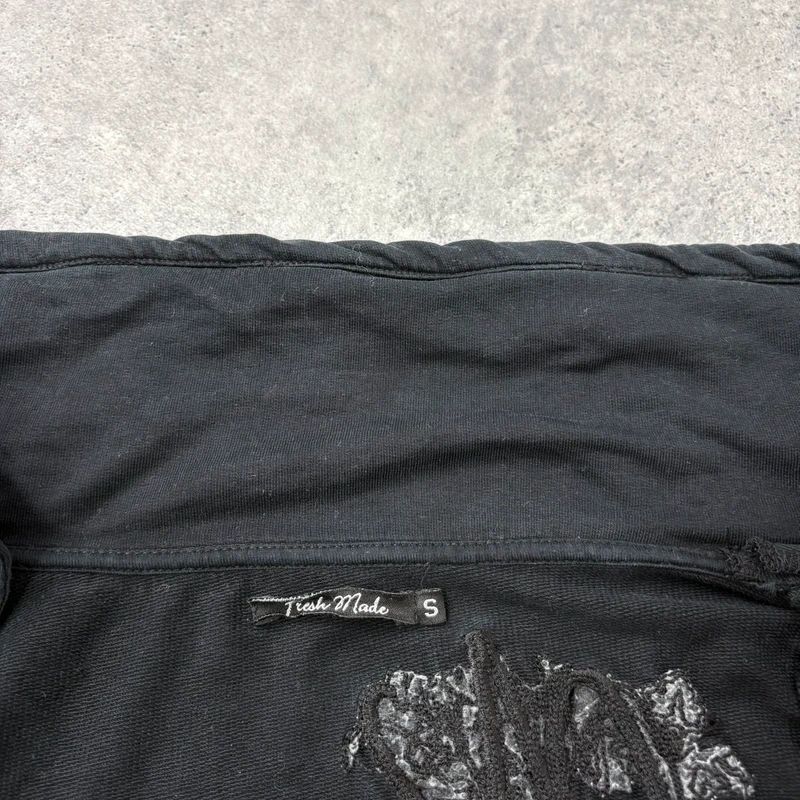Black high neck funnel jacket