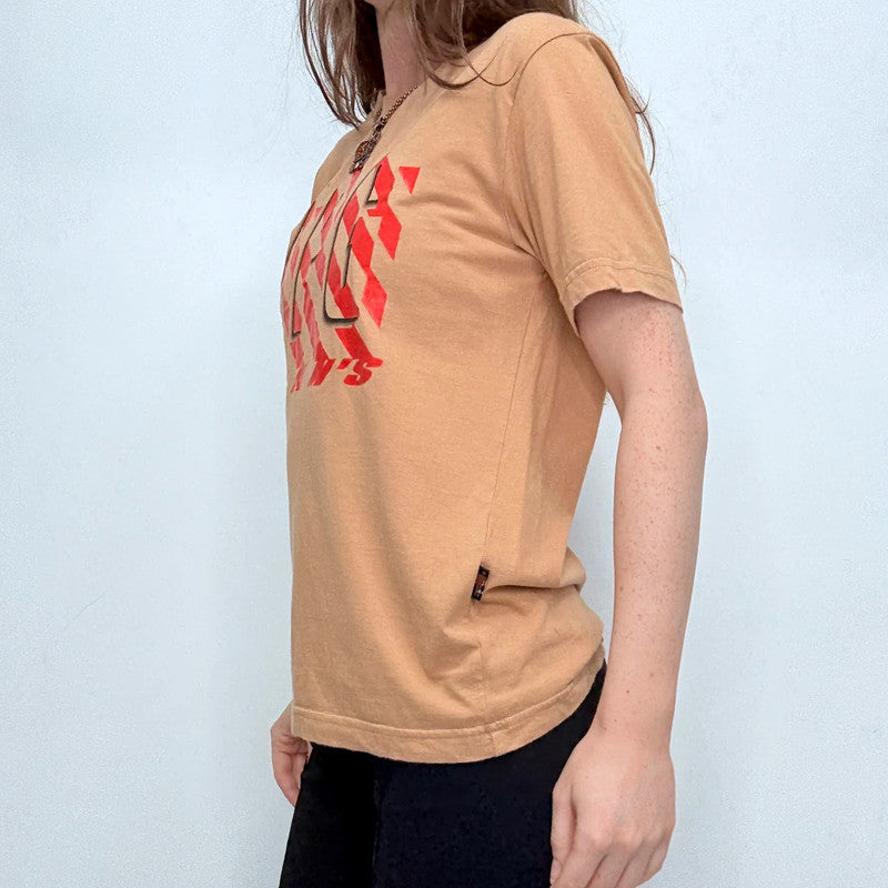 Jean Paul Gaultier brown graphic printed t-shirt