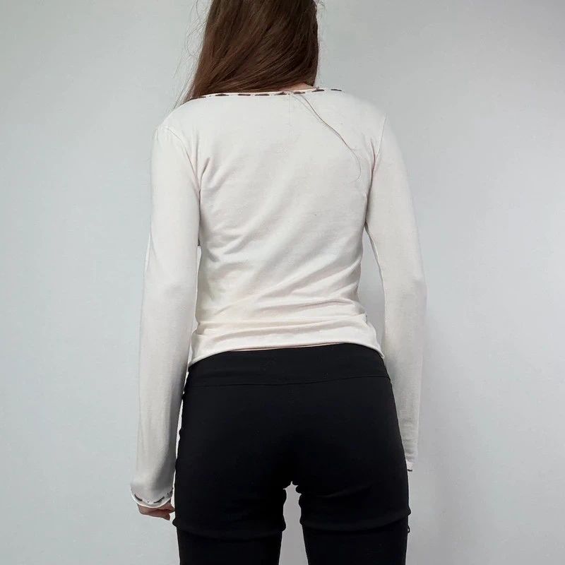 Slouchy long sleeve Graphic Baby Tee