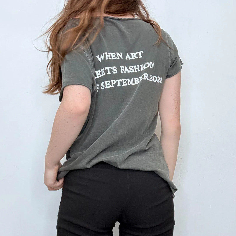graphic distressed slouchy Zadig & Voltaire t-shirt