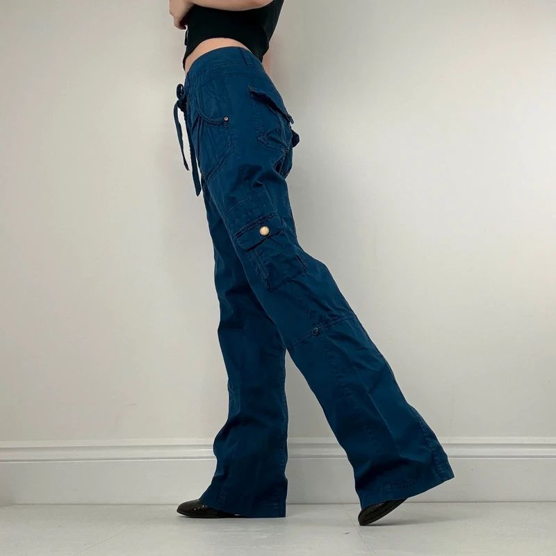 blue flared Morgan de Toi trousers