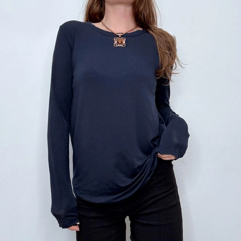 navy Sandro slouchy t-shirt