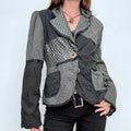 crinkle patchwork grunge fairy jacket