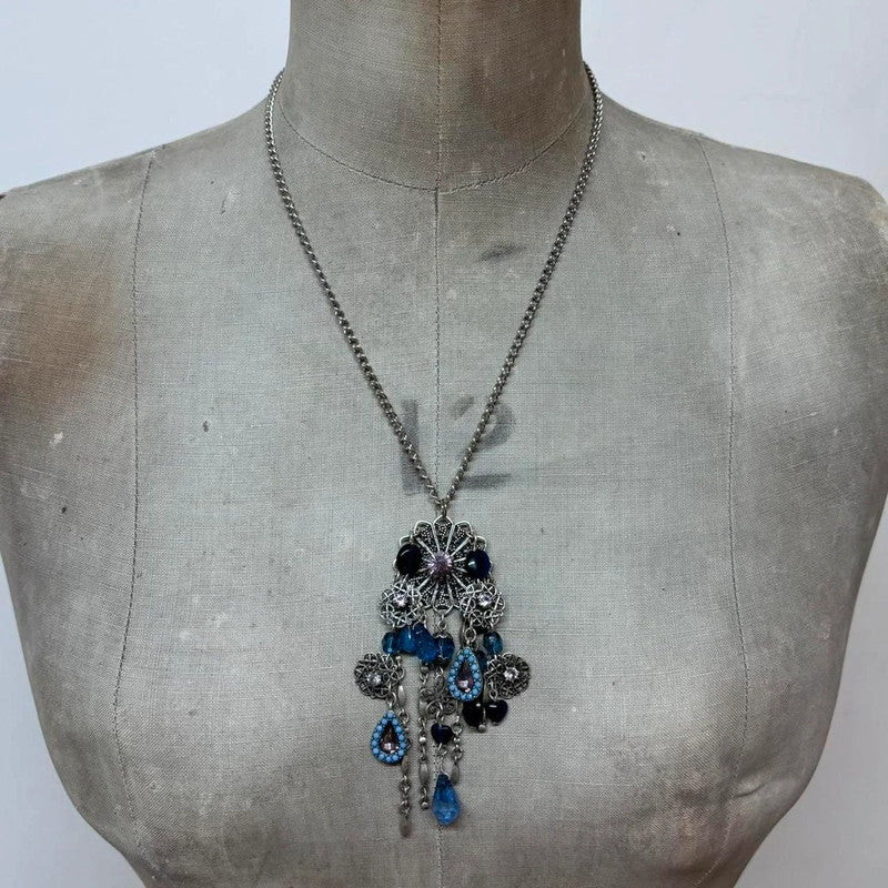 Boho fairy chandelier necklace