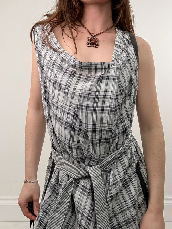 Cop Copine tartan checked