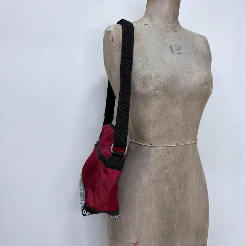 90s red Ralph Lauren polo sport bag