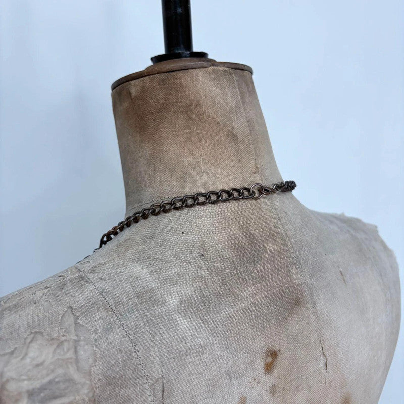 chunky oversized waist belt chain
