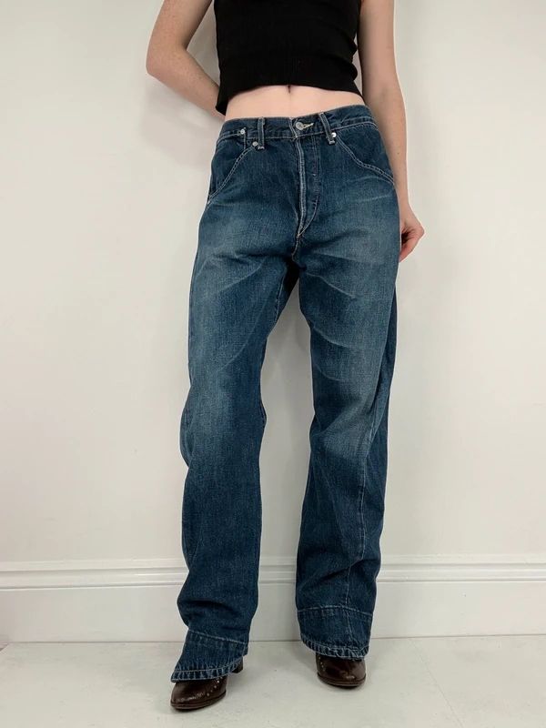 Levis engineered twisted jeans