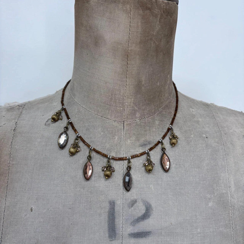 beaded fairy necklace