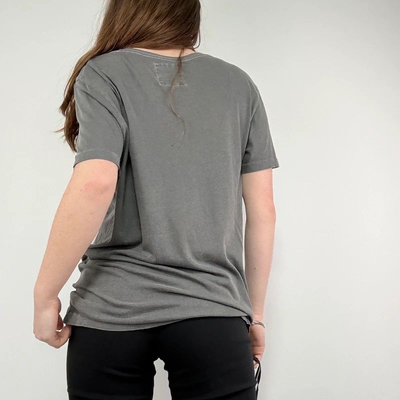 distressed grey allsaints grunge t-shirt