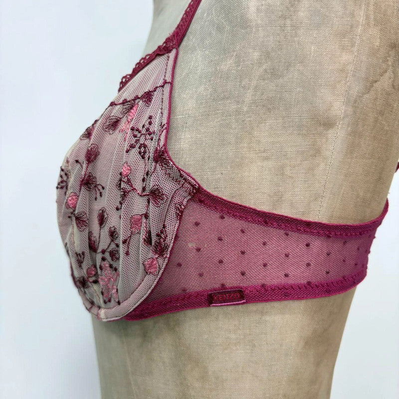 sheer lace kenzo bra