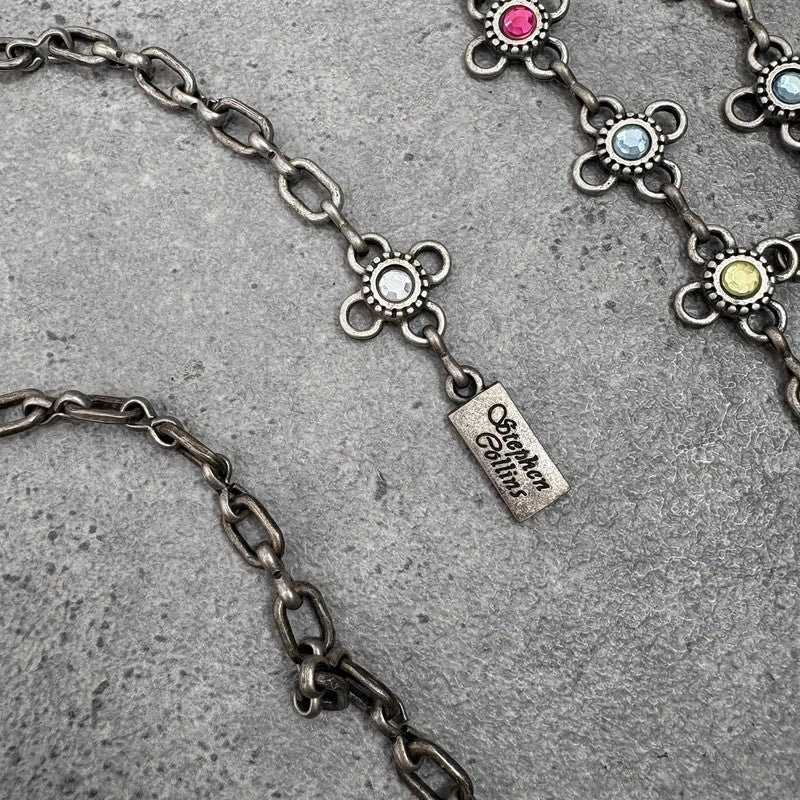 silver waist chain gem embellished chain belt