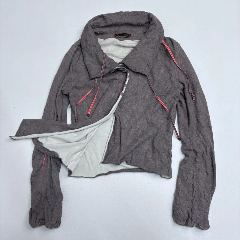 asymmetric cop copine cargo shirt