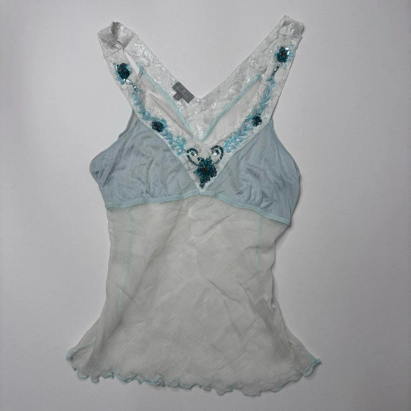 sheer silk floaty fairy vest