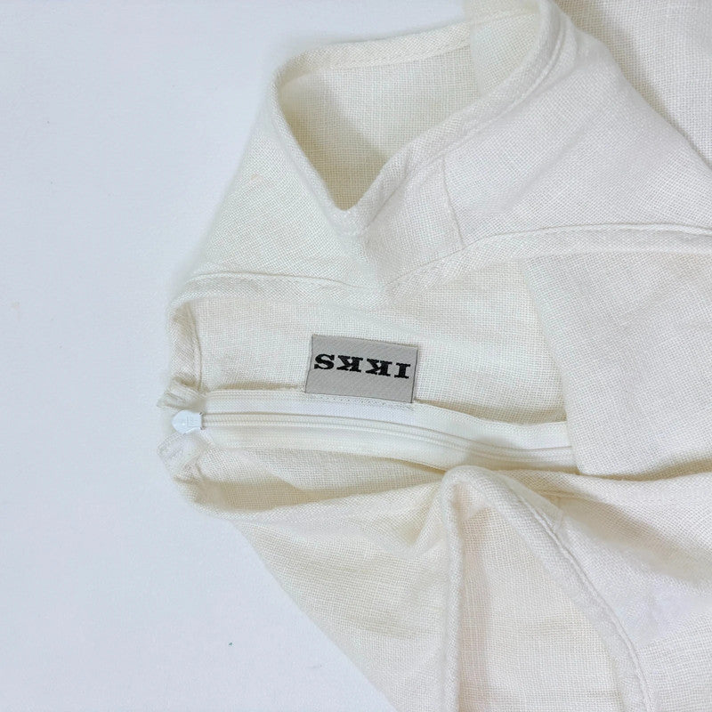 white linen aline midi dress