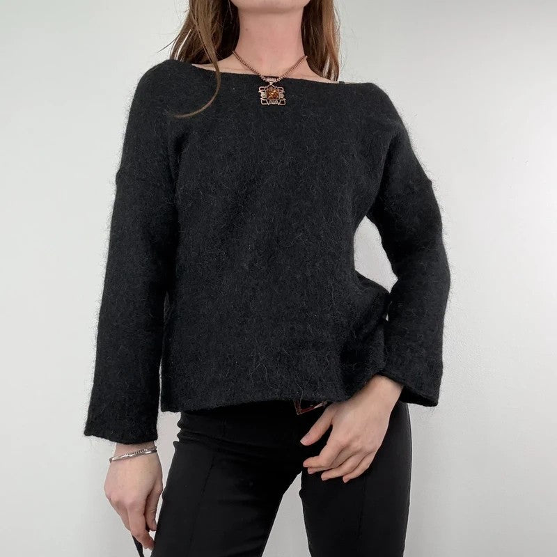 American Vintage alpaca slouchy fluffy knit sweater