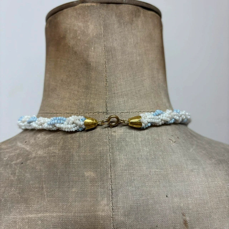 layered beaded boho necklace