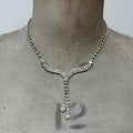 Diamante regency 90s necklace