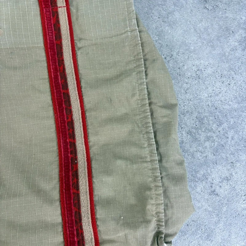 Khaki canvas utility bag
